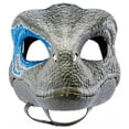 thumbnail image 1 of Máscara de dinosaurio popular para fiesta de Halloween, accesorios divertidos, máscara de látex de animal tiranosaurio con boca abierta, 1 of 1
