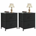 thumbnail image 5 of Spaco Side Nightstand ,End Table with Open Shelf, Drawer Dresser , Night Stand for Bedroom, Black, 5 of 9