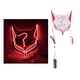 thumbnail image 4 of Máscara de juego LED para cosplay de Halloween, juego de rol, baile de máscaras de Halloween, fiesta rojo, 4 of 9