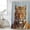 Orange, variant on Blue Tiger Shower Curtain, Waterproof Shower Curtains for Bathroom, Funny Animals Modern Art Washable Fabric Bathtub Curtain Set Bath Decor with 12 Hooks Extra Long 72"x96"