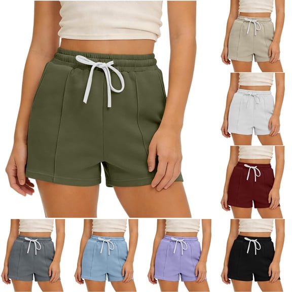Zedker Women's 3" Swim Board Shorts High Waisted Swimsuit Bottoms Tummy Control Swimming Trunks with Liner Pockets Size S-XXL