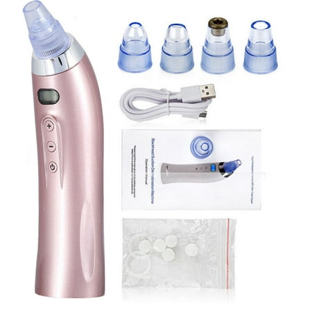 Electric Facial Skin Care Vacuum Acne Cleanser Blackhead Removal Pore Cleaner(Rose