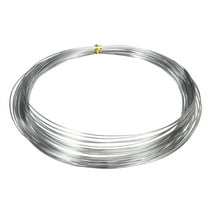 22 Gauge 0.6mm Stainless Steel Wire 10m/33 ft Soft Craft Sculpting Artistic Wire for Jewelry Making Beading DIY Crafts Supplies, Silver