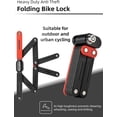 ROCKBROS Folding Bike Lock, 120cm/47.24