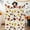 Leaves and Berries, variant on Maple Leaves Fleece Throw Blankets for Women Girls Autumn Throw Blanket for Bed Sofa, Luxury Soft Cozy Thanksgiving Day Halloween Flannel Blanket, Lightweight Fall Decor 60" x 80"