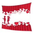 thumbnail image 1 of Manta suave de regalo para San Valentín, cálida para sofá o sillón individual Amantes, 1 of 9