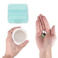 thumbnail image 4 of Unique Bargains 1 Pc Pill Case 6 Grid Mini Pill Box Sky Blue, 4 of 6