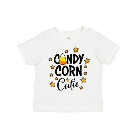 

Inktastic Candy Corn Cutie with Stars Gift Toddler Toddler Girl T-Shirt