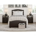 thumbnail image 5 of Warren, Solid Wood Platform Bed with Footboard and Twin Trundle, Twin, Espresso, 5 of 5