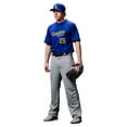 thumbnail image 5 of MVP Open Bottom Relaxed Fit Baseball Pants, Adult Small, Black, 5 of 5