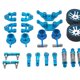 thumbnail image 3 of 1:28 de actualización Amortiguador Reemplazar bricolaje para 284131 K979 K989 Crawler , Blue Yotijar Partes de actualización de coches RC, 3 of 5