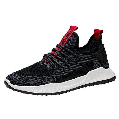 

gvdentm Hiking Shoes For Men Sneakers Lace-Up Casual Sport Shoes Outdoor Breathable Soft Men s Mens Slip on Sneakers