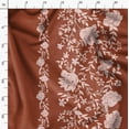 thumbnail image 3 of Soimoi Brown Fabric - By the Yard - 56 Inch Wide - Floral & Leaves Panel Material - Nature's Tapestry with Florals and Leaves in a Decorative Panel Printed Fabric, 3 of 6