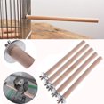 thumbnail image 2 of Pet Wood Hanging Stand Rack Toy Branch Perches for Bird Parrot Parakeet Cage, 2 of 7