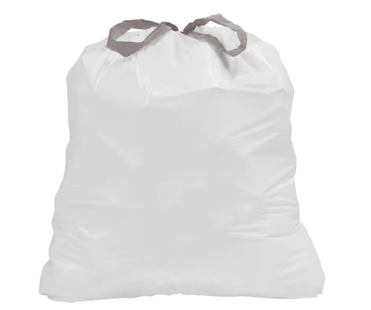 HDX 18 Gallon White Kitchen and Garbage Compactor Drawstring Bags (30-Count)
