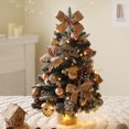 thumbnail image 3 of 2023 New Christmas Tree Home Desktop Small Light Decorations Christmas Mini Ornaments Ins Diy Mini Christmas Tree Girl Gift, 3 of 5