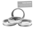 thumbnail image 3 of 24pcs Jar Airtight Lid Tin Jar Cover Canning Lids Jar Tin Split-type Lids Wide Mouth Bands Jar Cap Drinking Lids Ball Wide Mouth Jars Tinplate Silver, 3 of 9