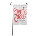 thumbnail image 1 of POGLIP Thankyou Red Ribbon Hand Lettering Thank You Text on Very Garden Flag Decorative Flag House Banner 28x40 inch, 1 of 1
