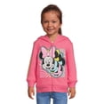 Minnie Mouse Toddler Girl Zip Up Hoodie and TShirt Set, 2Piece, Sizes