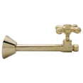 thumbnail image 3 of Westbrass Cross Handle Straight Valve with 5 inch Copper Sweat Extension Tube, Polished Brass, 3 of 5