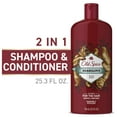 thumbnail image 3 of (2 pack) Old Spice Mens 2 in 1 Shampoo and Conditioner, Bearglove, 25.3 fl oz, 3 of 9