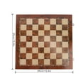 thumbnail image 3 of Juego De Ajedrez De Madera, Juego De Damas De Ajedrez De Madera Portátil 3 En 1 Tablero Plegable Educativo Para Niños, 3 of 7