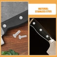 thumbnail image 3 of ELAYARD 7Pares Pasadores De Mango Resistentes Para Cuchillos Con Construcción En Inoxidable Plateado, 3 of 8