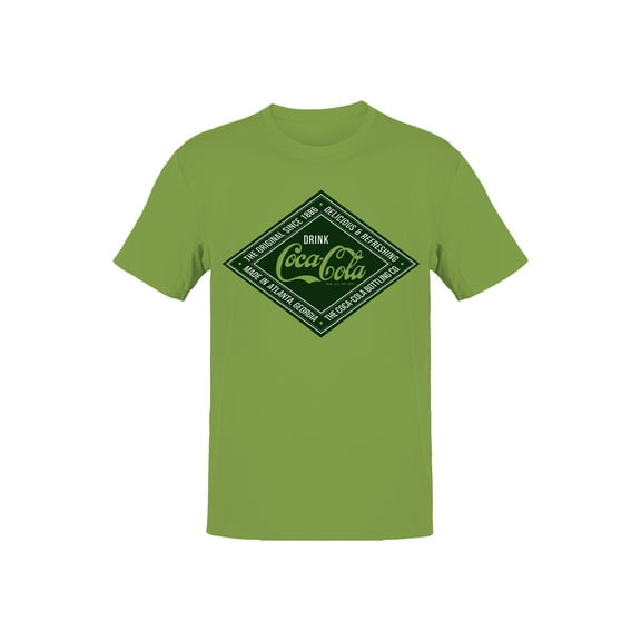 Officially Licensed Coca Cola Vintage Refreshment Logo Men's T-shirt