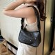 thumbnail image 1 of Bolso de cubo de PU para mujer, bolso de moda para mujer, bolso de mano, bolso de hombro (negro), 1 of 6