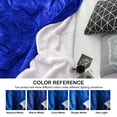thumbnail image 6 of Sherpa Fleece Throw Blanket, King Size Soft Fuzzy Throw Blankets, Blue Warm Blanket, Cozy Fluffy Comfy for Sofa, Couch, Bed, Camping, Travel, 90" x 106", 6 of 8