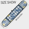 thumbnail image 3 of Yayeee Double Oven Mitt Kitchen Heat Resistant Baking 35" x7" Quilted Glove, Light Lemon, 3 of 6