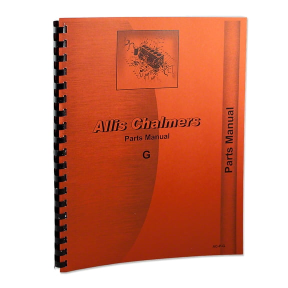 Parts Manual Reprint Fits Allis Chalmers Tractor