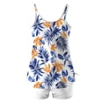 thumbnail image 4 of LEKWK Women's Tankini Swimsuits Boy Shorts Tummy Control Soft Breathable Bathing Suits Palm Silhouette for Beach Vacation Summer Escape, 4 of 5