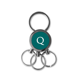 thumbnail image 1 of Símbolo de moneda Guatemala Quetzal GTQ Llavero de metal de acero inoxidable Llavero Anillo de cadena Llavero, 1 of 3
