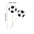 thumbnail image 2 of B Football Party Tableware Set Disposable Plates Cups Napkins Soccer Theme Birthday Decor B, 2 of 6