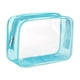 thumbnail image 4 of Neceser impermeable Bolsa de cosméticos transparente Bolsa de cosméticos portátil multipropósito reutilizable para mujeres y hombres Bolsa de embalaje Azul Yinane Bolsas de maquillaje transparentes, 4 of 8