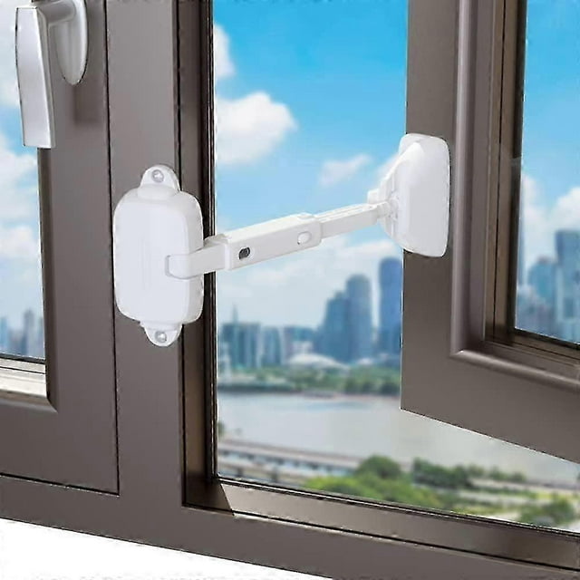 1 Pack Childproof Window Restrictor For Aluminum, Wooden, Metal Window Frames, Baby Safety Upvc Window Lock, Window Safety Locks For Toddlers & Pets