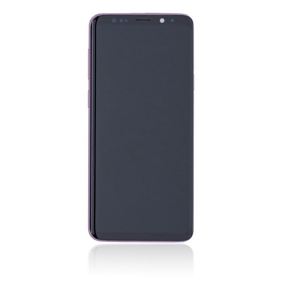 Replacement OLED Assembly With Frame Compatible For Samsung Galaxy S9 Plus (Aftermarket Plus) (Lilac Purple)