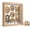Brown, variant on DIY Mini Museum Silhouette Box – Celebrate Your Unique Memories in Style with Gold Mini Frames & Figurines