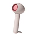 thumbnail image 1 of Ventilador de mano portátil con mosquetón, miniventilador recargable de viento potente de plástico para escalada de montaña al aire libre, color rosa, 1 of 5