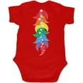 thumbnail image 2 of Halloween Rainbow Heart Unicorn Costume Pony Soft Baby One Piece Red 12 Month, 2 of 2