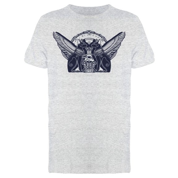 Two Winged Black Cats Tee Men's -Image by Shutterstock
