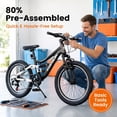 thumbnail image 5 of Ambifirner Kids Bike for Boys, 20 Inch Children's Bicycle for Boys Girls 6-12, 7-Speed Steel Frame, Dual Disc Brakes, Blue, 5 of 9