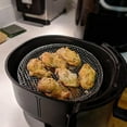 thumbnail image 3 of Air Fryer Three Stackable Dehydrator Racks 304 Stainless Steel Air Fryer Basket Tray Air Fryer Accessories Compatible with Most Air Fryer, 3 of 8