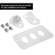 thumbnail image 1 of Soporte de Placa de Matrícula de Montaje Lateral Acero Inoxidable Soporte de Luz Trasera para Lámpara Trasera Fácil Instalación Compatible con Motocicleta Cruise Prince ANGGREK  Otros, 1 of 8