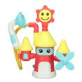 thumbnail image 1 of Juguete de baño para bebé con forma de castillo y flor, cabezal rociador de agua con ventosa, juguete de ducha para bañera para niños, 1 of 14