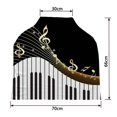 thumbnail image 2 of PKQWTM Black Musical Instrument Notes Nursing Cover Baby Breastfeeding Infant Feeding Cover Baby Car Seat Cover, 2 of 2