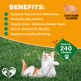 thumbnail image 4 of Beloved Pets Natural Flea and Tick Support Chews - Chicken Flavored Healthy Skin & Coat Soft Treats for Cats, 10 oz Jar, 4 of 9