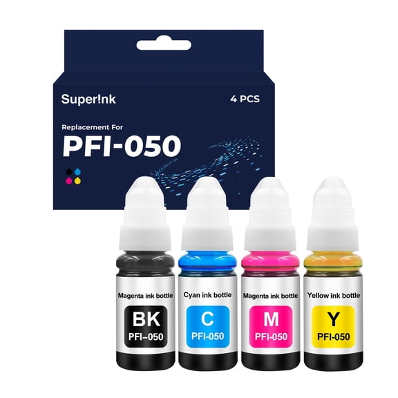 Compatible Canon PFI-050 Premium Pigment Ink Combo By Superink