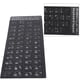 thumbnail image 5 of Pegatina de teclado árabe resistente al agua con fondo negro para ordenador portátil de escritorio, 5 of 12